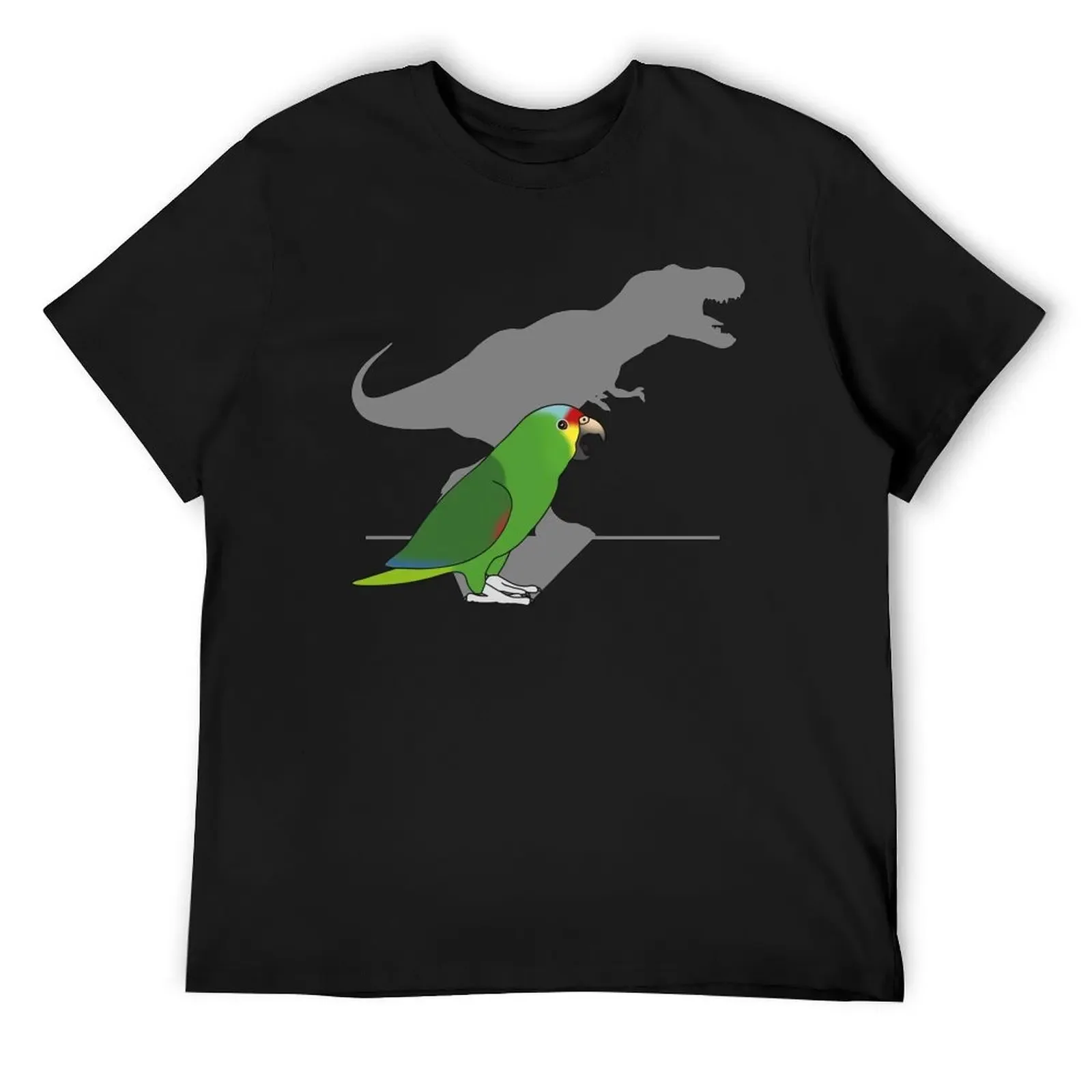 t-rex red lored amazon parrot T-Shirt Short sleeve tee sublime cotton graphic tees oversized t shirt men