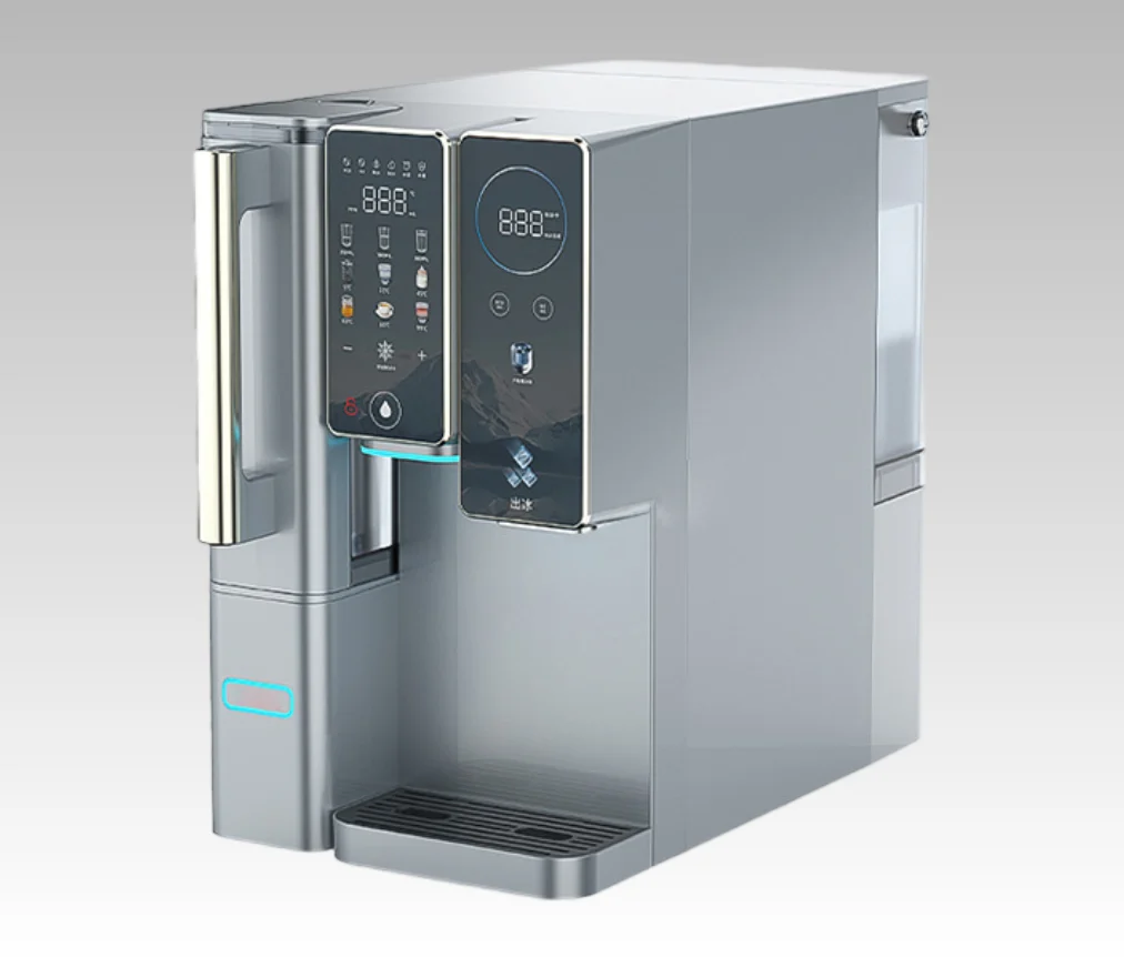 High Effienicy Reverse Osmosis Filtration Ice Maker Smart Water Temperature Control Portable Multiple Functional Water Dispenser