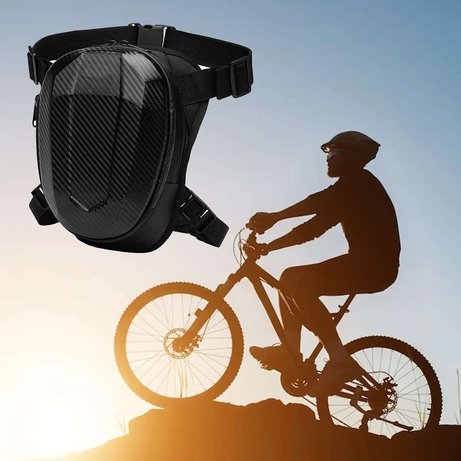 Motorcycle Waist Pack Thigh Pouch for Cycling Fishing Mountain Climbing