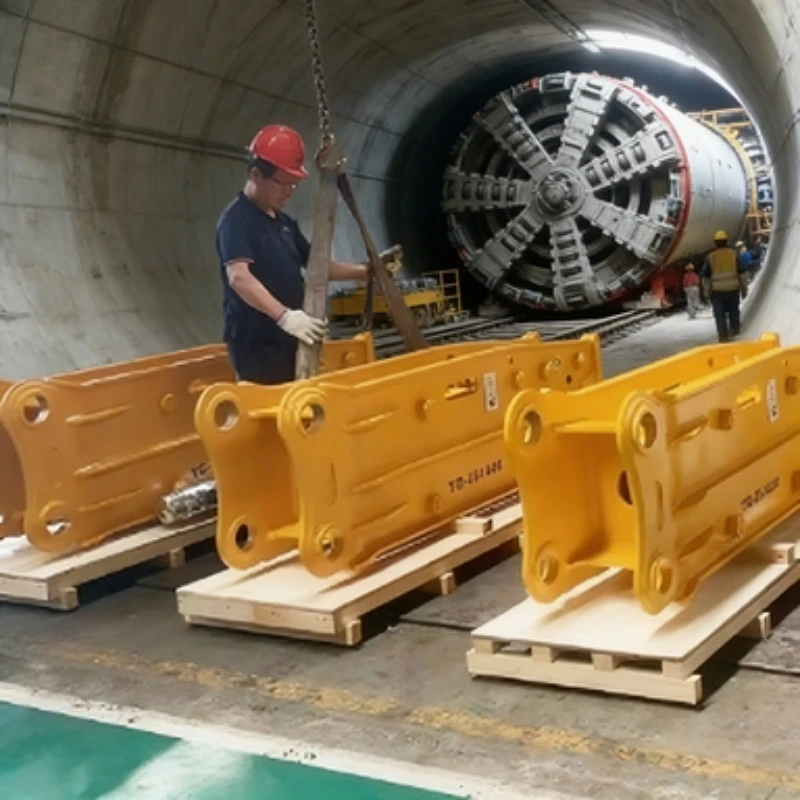 Versatile Hydraulic Breaker for Concrete and Rock Processing