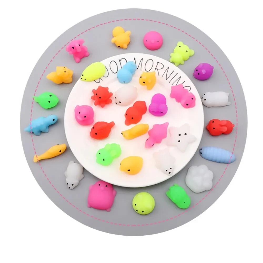 24/36 Pcs Fun Decompression Squeeze Animal Toy Children\'s Birthday Party Gift Pinata Candy Bag Filler Christmas Carnival Gift