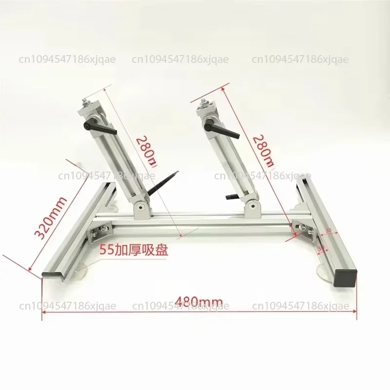 DlY bracket suction cup fixed linear reciprocating motor Thickened aluminum alloy