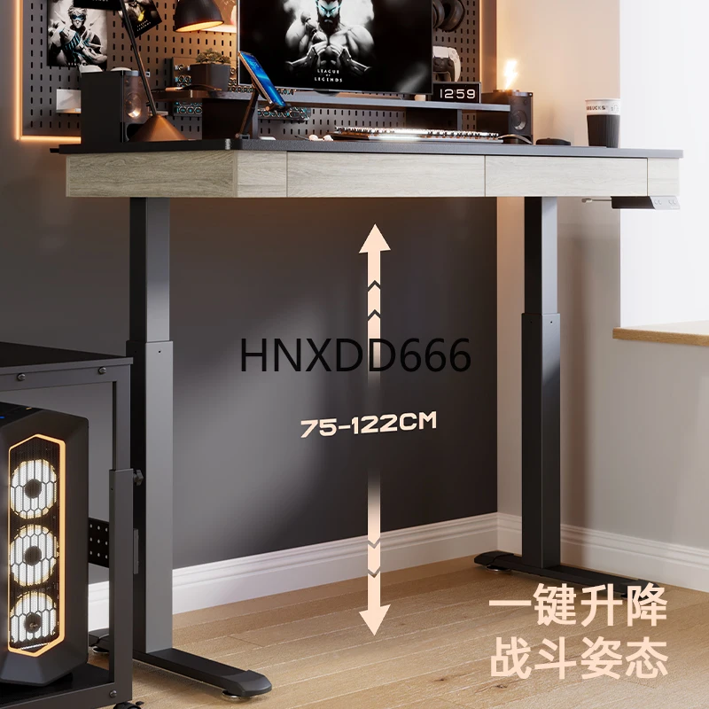 Intelligent dual motor electric lifting table desk