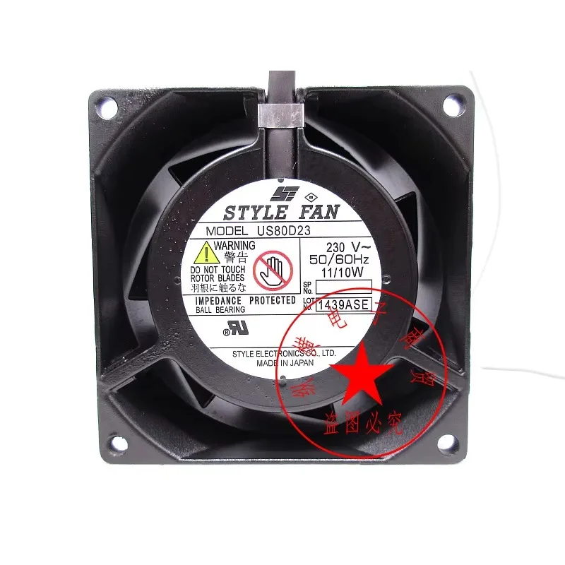 

Вентилятор охлаждения сервера STYLE FAN US80D23 AC 230V 11/10W 80x80x38мм