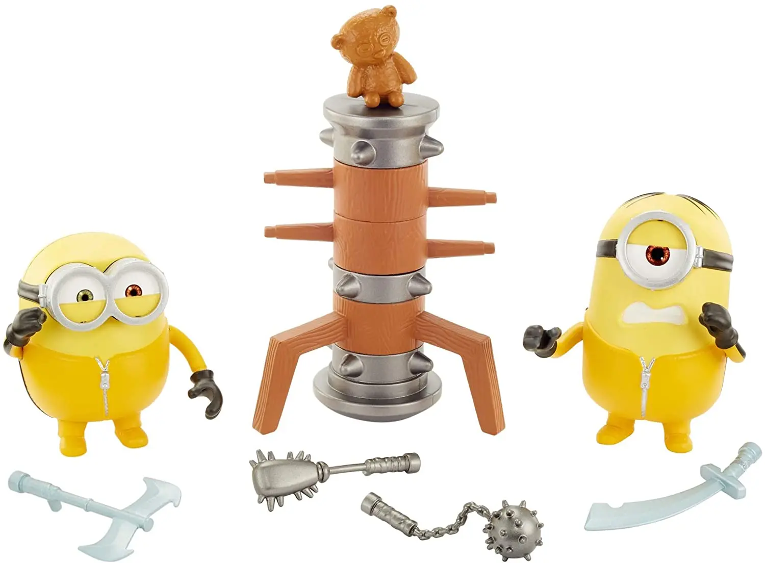 Minions The Rise of Gru Movie Moments Martial Arts Minions Pedal Power Gru Action Figure Scene Accessories Collectible Toy Gift