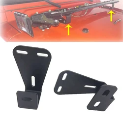 1 Pair Engine Hood High-Lift Jack Modification Bracket Kit Mount For Wrangler CJ 1944-1986 YJ 1987-1995 TJ 1997-2006