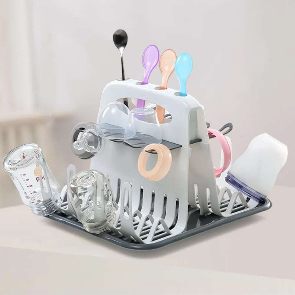 Baby Bottle Drying Storage Rack Multifunction Baby Holder Feeding Bottle Organizer