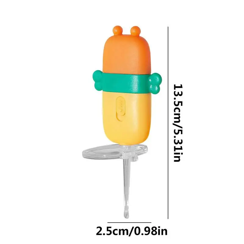 Earwax Removal Tools Portable Cute Ear Digging Spoons Effective Earwax Removal Kit With Magnifying Glass For Baby Children Boys