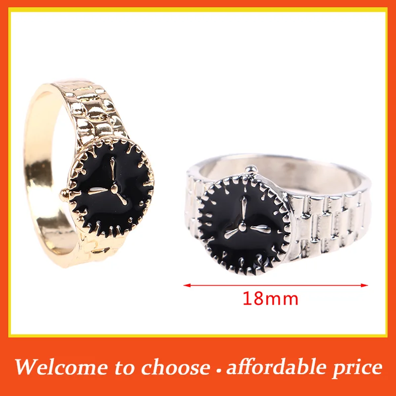 TH 1Pc new Doll House Miniature Watch Model Doll Jewelry Decor Toy diameter 18MM
