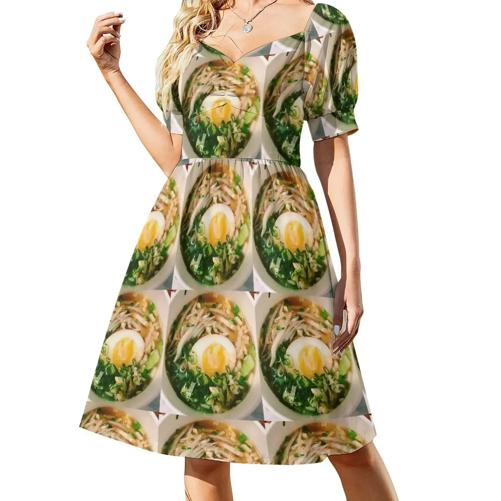 Ramen Noodle Soup Sleeveless Dress Dresses for wedding party Women long dress Dress