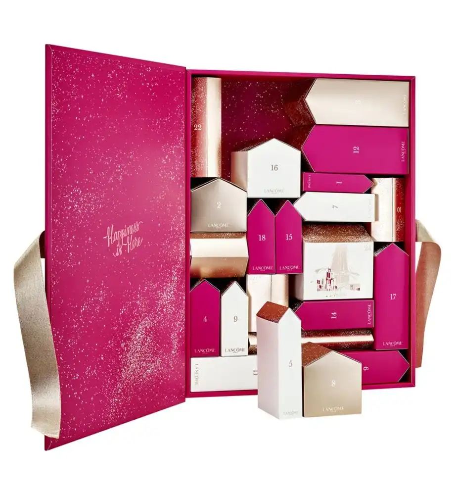 

Customization.Wholesale Packaging Big Drawers Advent Makeup Beauty Products Blank Lashes Advent Calendar Box