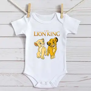 Simba Lion King Baby Clothes New Born Baby Boy Bodysuit 100 Cotton Jumpsuits Baby Summer Clothes Infant Romper AliExpress