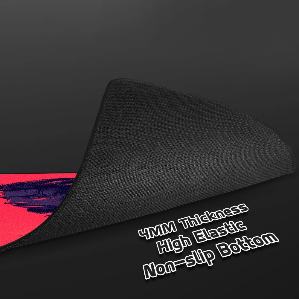 Game Professional Japanese Samurai Gaming Mouse Pad 45*40cm Waterproof Surface Rubber Mouse Pad Gamer Computer Mouse Mat Deskmat