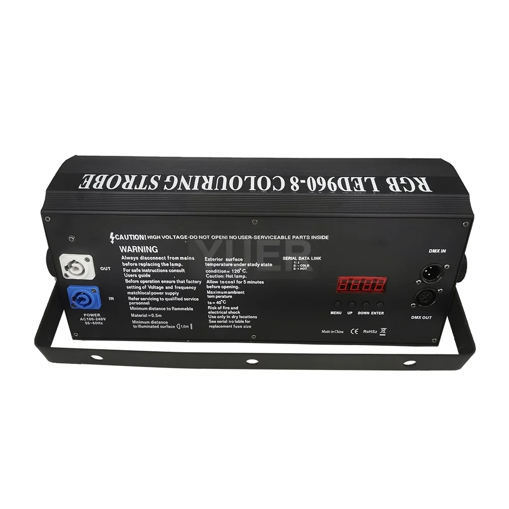 YUER Martin Strobe RGBW LEDs 8+8 Segment 280W Strobe Flash Light Professional DJ Disco Party Club KTV Concert Stage Lighting