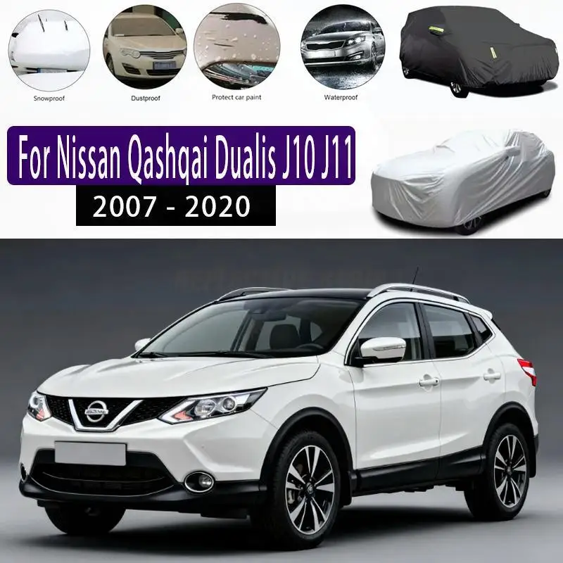 

For Outdoor Protection for Nissan Qashqai Dualis J10 J11 Waterproof Dustproof Snow Sunshade Car Covers