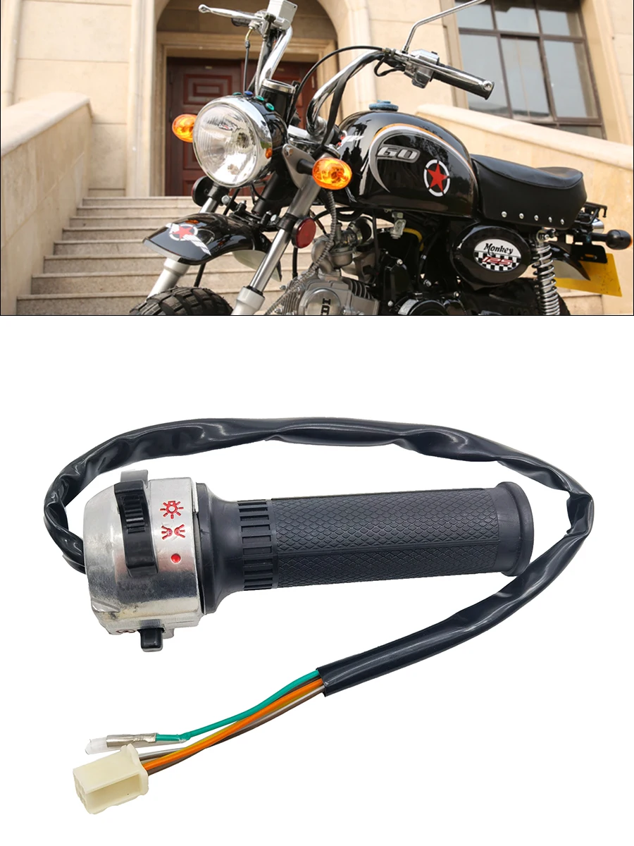 AliExpress XCMT Motorcycle Right and Left Handlebar Switch and 22mm Handle Grips For Honda Z50 Z50A Z50J Z50R Mini Trail Monkey Bike Parts
