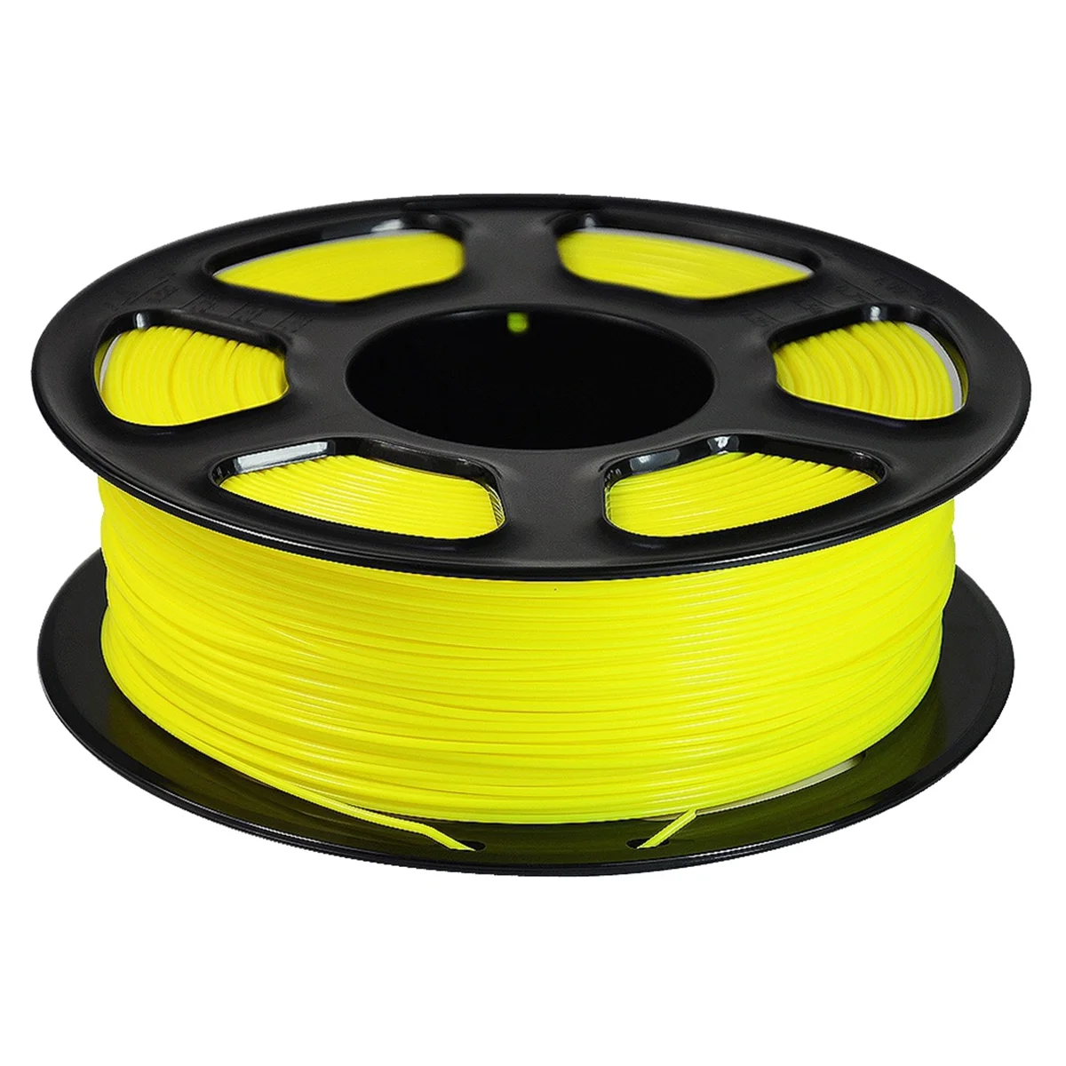 PLA 3D Printer Filament, Neatly Wound PLA Filament 1.75mm Fit Most FDM 3D Printers,1KG Spool PLA Filament Yellow