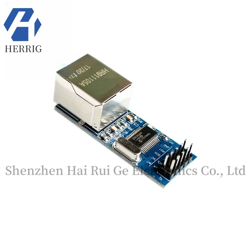 

1PCS ENC28J60 SPI interface Ethernet Network Module 51/AVR/ARM/PIC code mini version