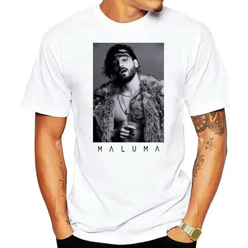 Maluma Fame Unisex T-Shirt  Maluma Fame Tops and Tees-DMN-t-Shirt White