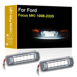 12V LED Number Plate Lamp For Ford Focus MKI 1998 1999 2000 2001 2002 2003 2004 2005 White License Plate Light Assembly