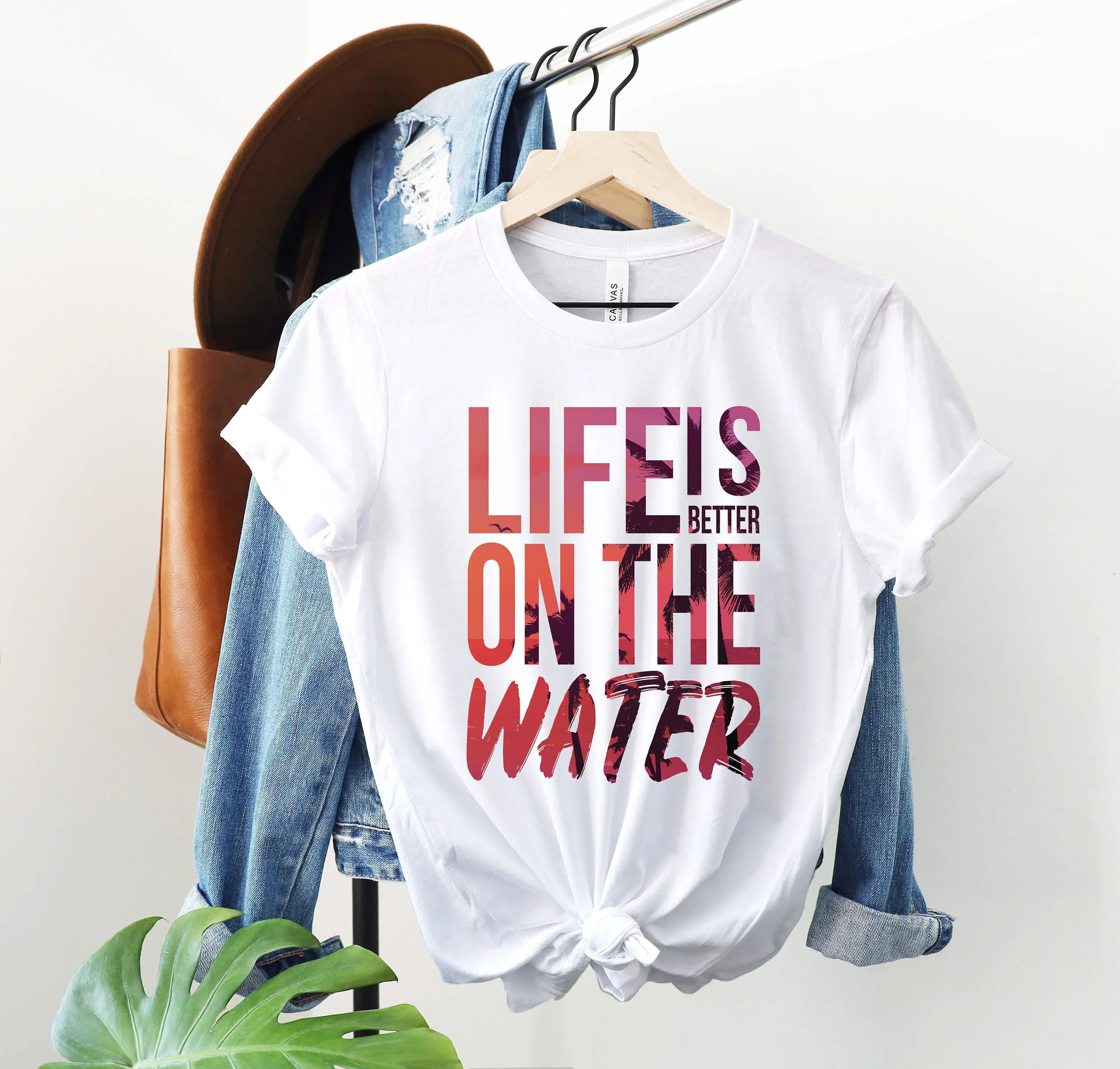 Cruise T Shirt Summer Vacation Tanks Life Is Better Boating Beach Swimsuit Coverup Lake Ocean On The Water