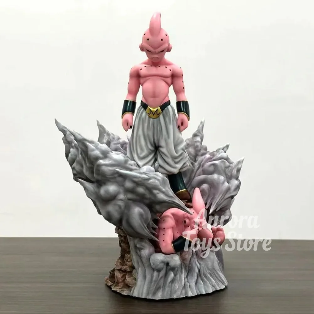 ฟิกเกอร์ดราก้อนบอล Z 32ซม. รูปปั้น Majin Buu รูปปั้นพีวีซีของขวัญโมเดลของเล่นสะสม