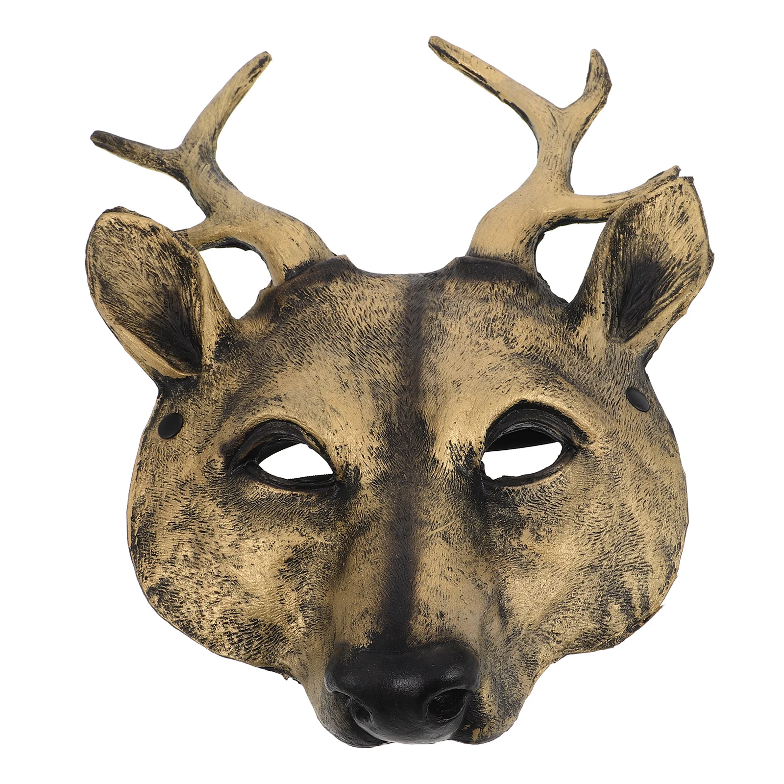 

Realistic 3D Deer Mask PU Durable Animal Head Mask for Halloween Cosplay Costume Dress Up Party Elk Head Costume Props