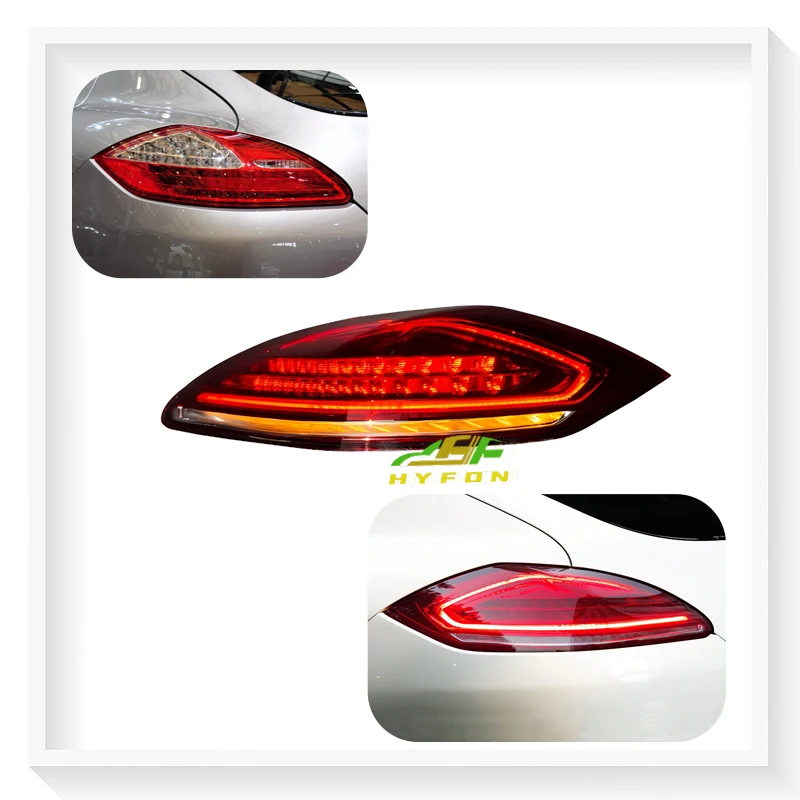 

BR BR For Porsche Paramera 970 970.1 2010-2013 Upgrade 970.2 Full LED Tail Lights LED Streamlight Steering Red Smoke Color Plu