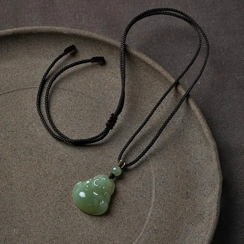 Maitreya Pendant Statue Necklace Fashionable Women's Wealth Jewelry Gifts