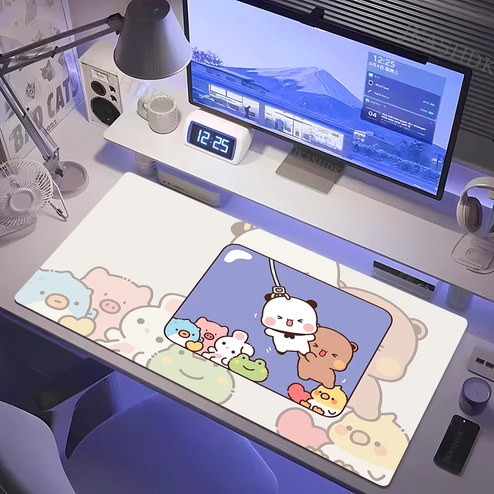 Cute Bubu Dudu Cartoon Mouse Pad Non-slip Rubber Gamer Balance Computer Mat Decoracion Deskmat Laptop Office Large Table Mats