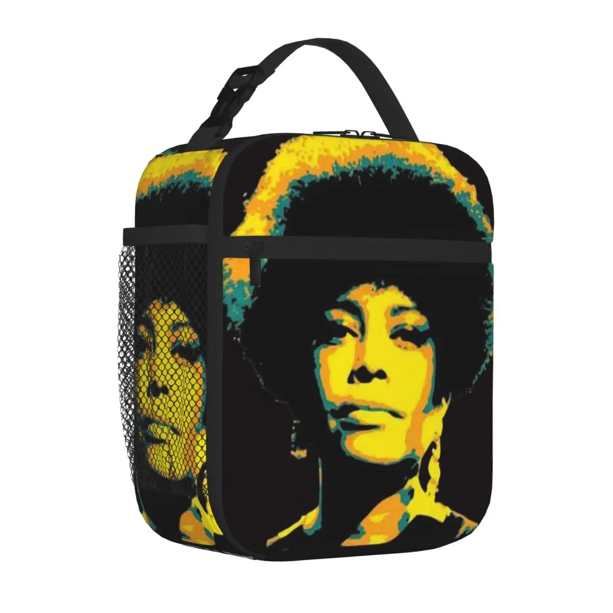 Bestselling Iconic Vocalist Graphic Portrait Modern Portable Lunch Bag Office Meal Prep Cooler Lunch Bag