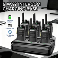 6 uds Baofeng GMSK Walkie Talkie Digital BD-V12B UHF llamada cifrada reducción de ruido HD copia inalámbrica frecuencia Radio BF-888S Upgr