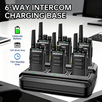 6pcs Baofeng GMSK Digital Walkie Talkie BD-V12B UHF Encrypted Call Noice Reduction HD Wireless Copy Frequency Radio BF-888S Upgr