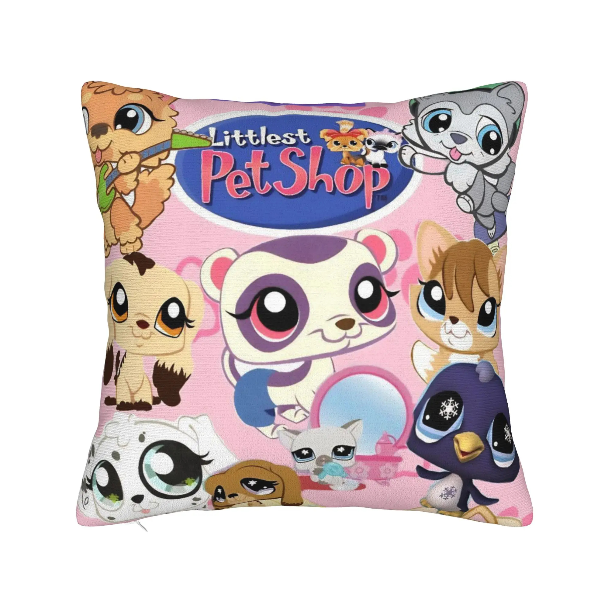 Littlest Pet Shop Pillowcase Merch Printing Cushion Cover Gift  Pillow Case Cover Seat Multi-Size