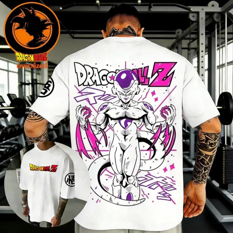 

Летняя футболка унисекс 2026 года в стиле ретро Dragon Ball, высококачественная хлопковая мужская оверсайз футболка для фитнеса, повседневная детская футболка с коротким рукавом