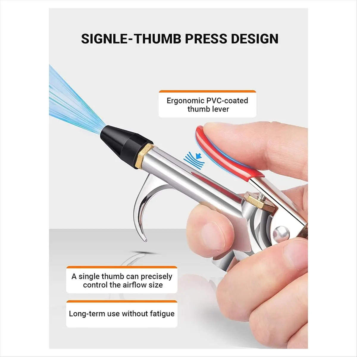 NEW Air Blow Set, Two-Way Air Nozzle Blow , 1/4-Inch for Dust Removal and Air Inflating