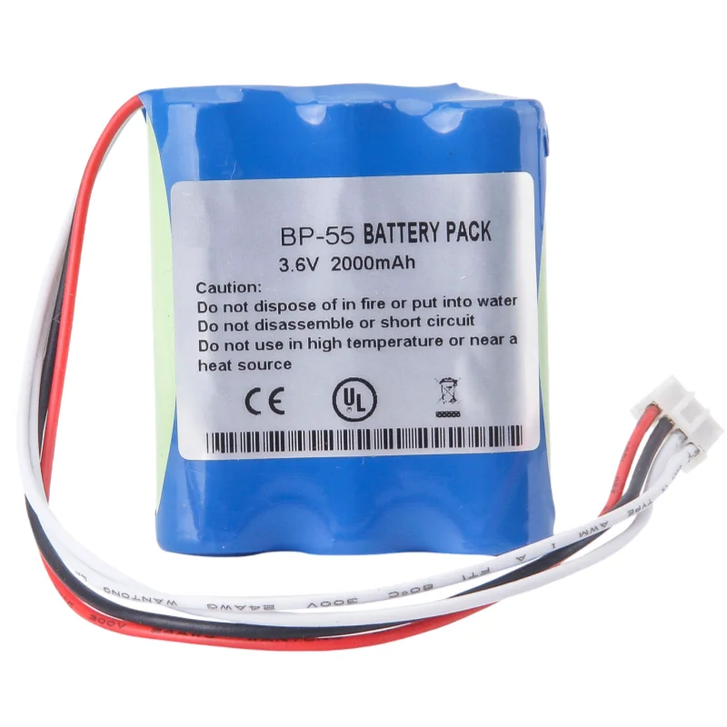 

BP-55 ba-ttery for 59873353 HHR-15F3G1 3.6V 2000mAh ba-ttery for Top Bp55 Top-5500 Top5500 Bp-55 Syringe Pump