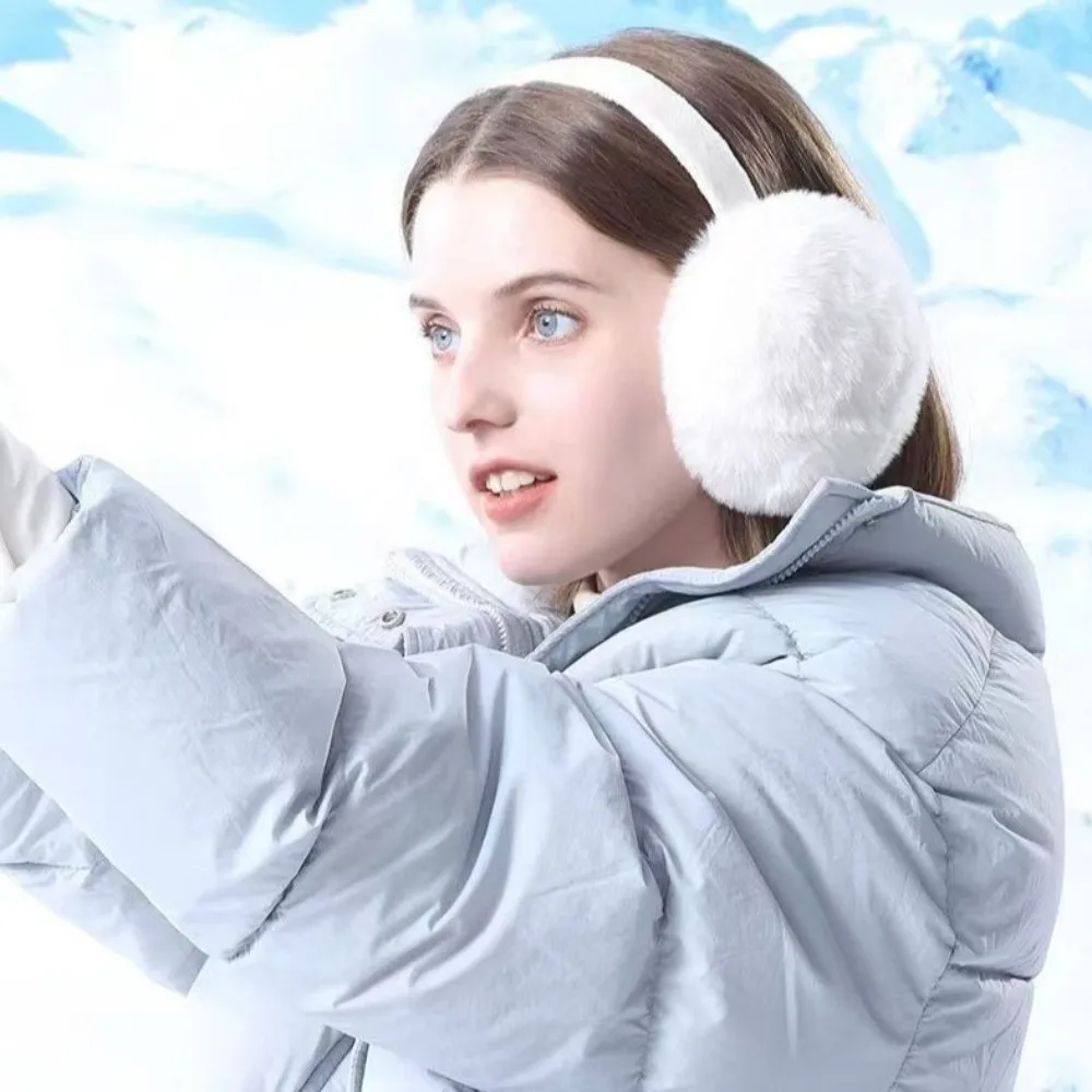 Fashion Warm Winter Earmuffs Folding Soft Earmuffs Cold Protection Portable Ear Warmer for Men Women