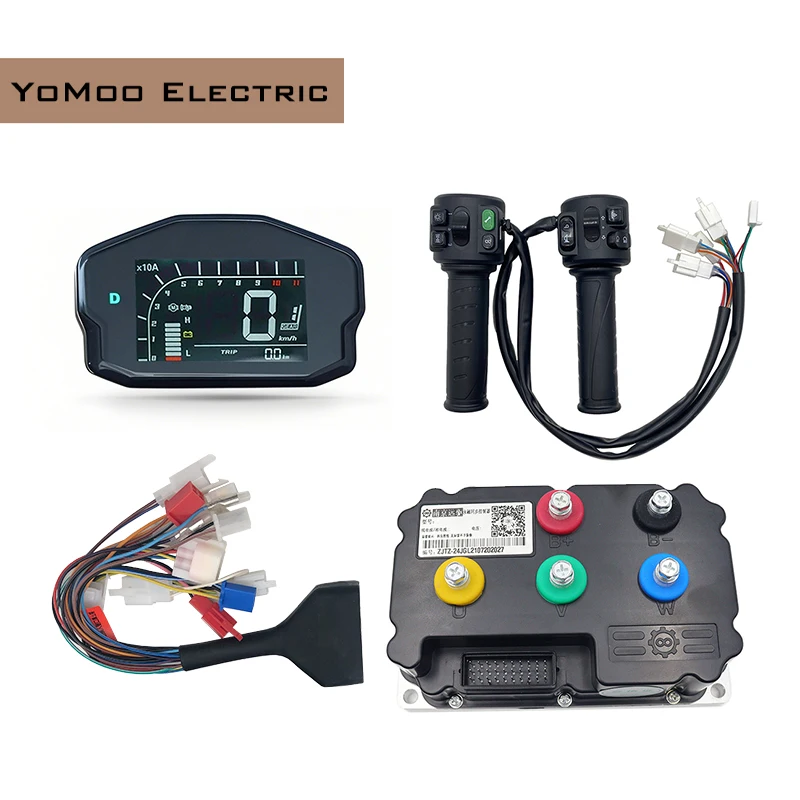 

Контроллер синусоидального двигателя Fardriver ND72360/ND72450 48V-72V 3KW BLDC с дисплеем DKD и дроссельной заслонкой T08 для электромотоциклов