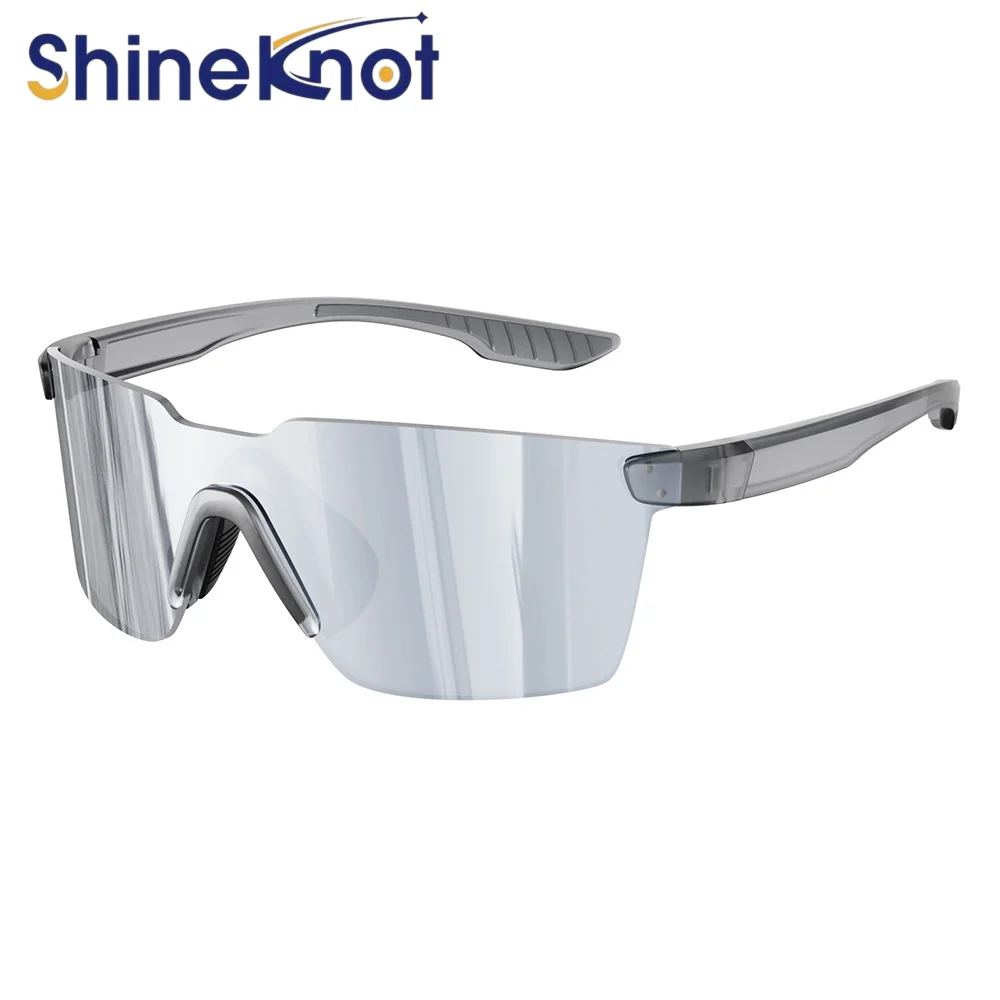 SHINEKNOT Ultra-Light Frameless One-Piece Road Cycling Goggles For Outdoor Hiking Windproof Sand Protection