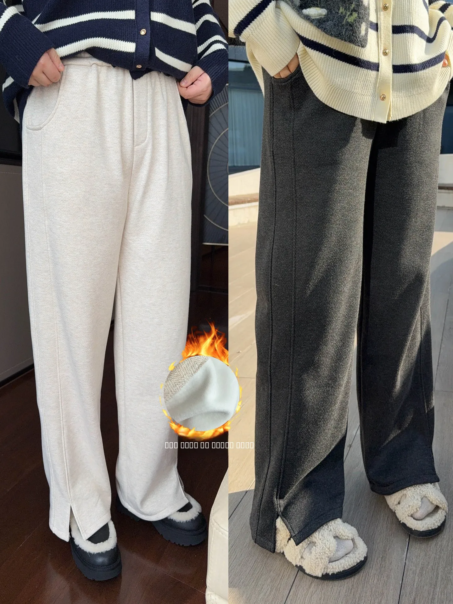 

Женские утепленные брюки VOGANA больших размеров из серебристого бархата, прямые, зимние, теплые, повседневные, с высокой талией, из смесового полиэстера