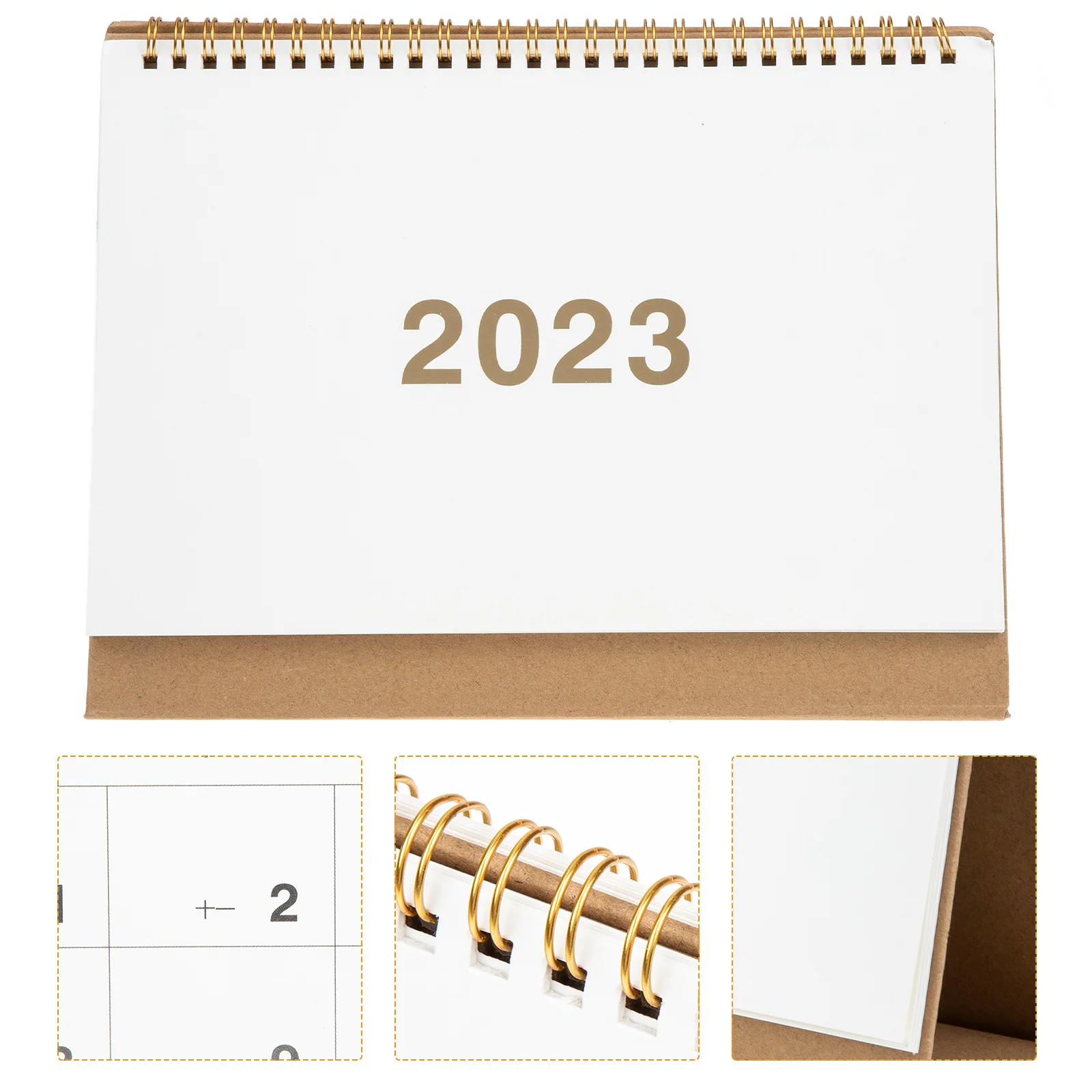 Schedule Calendar Planner Household Easy to Carry Monthly Stainless Steel 2023 Clearly Printed