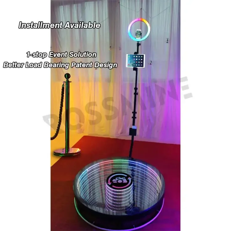 camera 360 degree rotating automatic spin selfie foto photo spinner 360 video booth photobooth