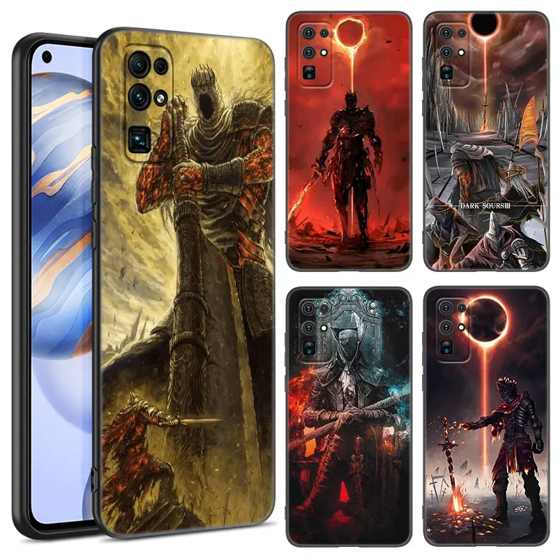 Dark Souls Game Black Phone Case For Honor 70 90 200 Magic 4 5 6 Lite X5 X6A Plus X6S X7A X8A X8B X6 X7 X8 X9 4G X9A X9B 5G