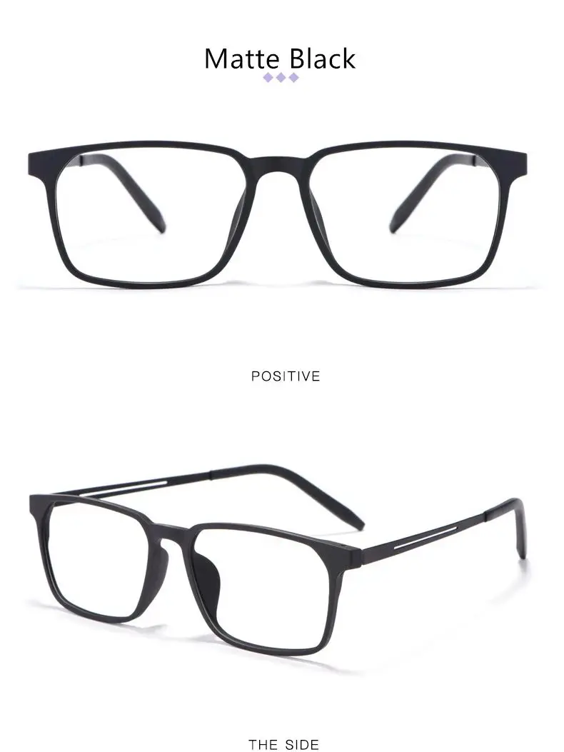 Anpassbare Reine Titan Lesebrille Männer Frauen TR90 Anti-Blue Ray Vollformat Computer Brille Dioptrien +1,0 +4,0 – Detail 7