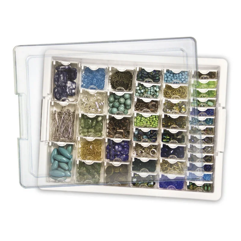 Elizabeth Ward Bead Storage Solutions Craft Supplies Organizer Diamond Paintng Drills Embroidery Containers Accessories