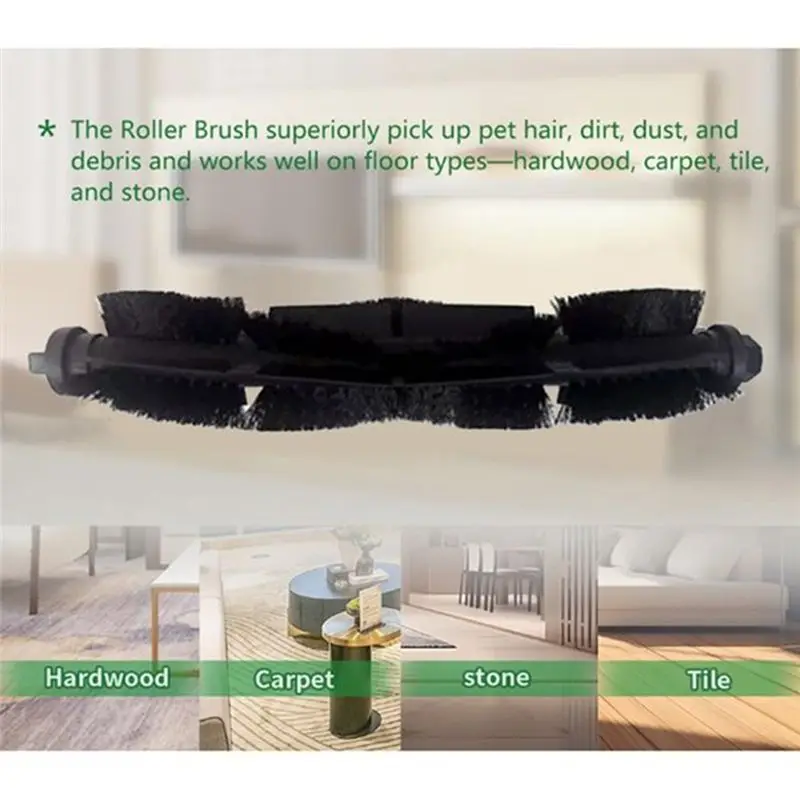 B69C 9PCS Main Brush Side Brush Hepa Filters Mop Cloth Fortp-Link Tapo RV30 Plus / Tapo RV10 Plus Vacuum Cleaner Accessories