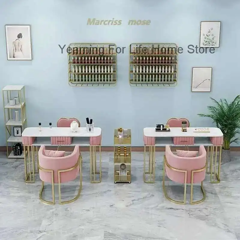

Accessories Kawaii Nail Table Desk Workstation Professionals Foldable Nail Table Cabinets Powder Tavolo Unghie Salon Furniture