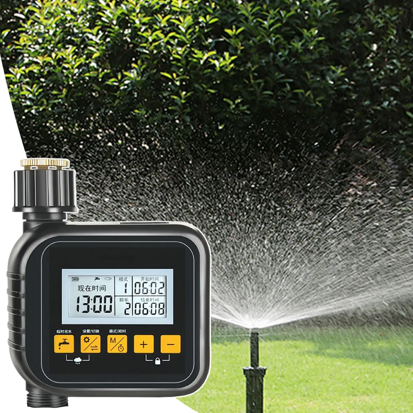 التحكم الرقمي في الري مع عرض الري الكمبيوتر مؤقت المياه نظام الري التحكم التلقائي #3