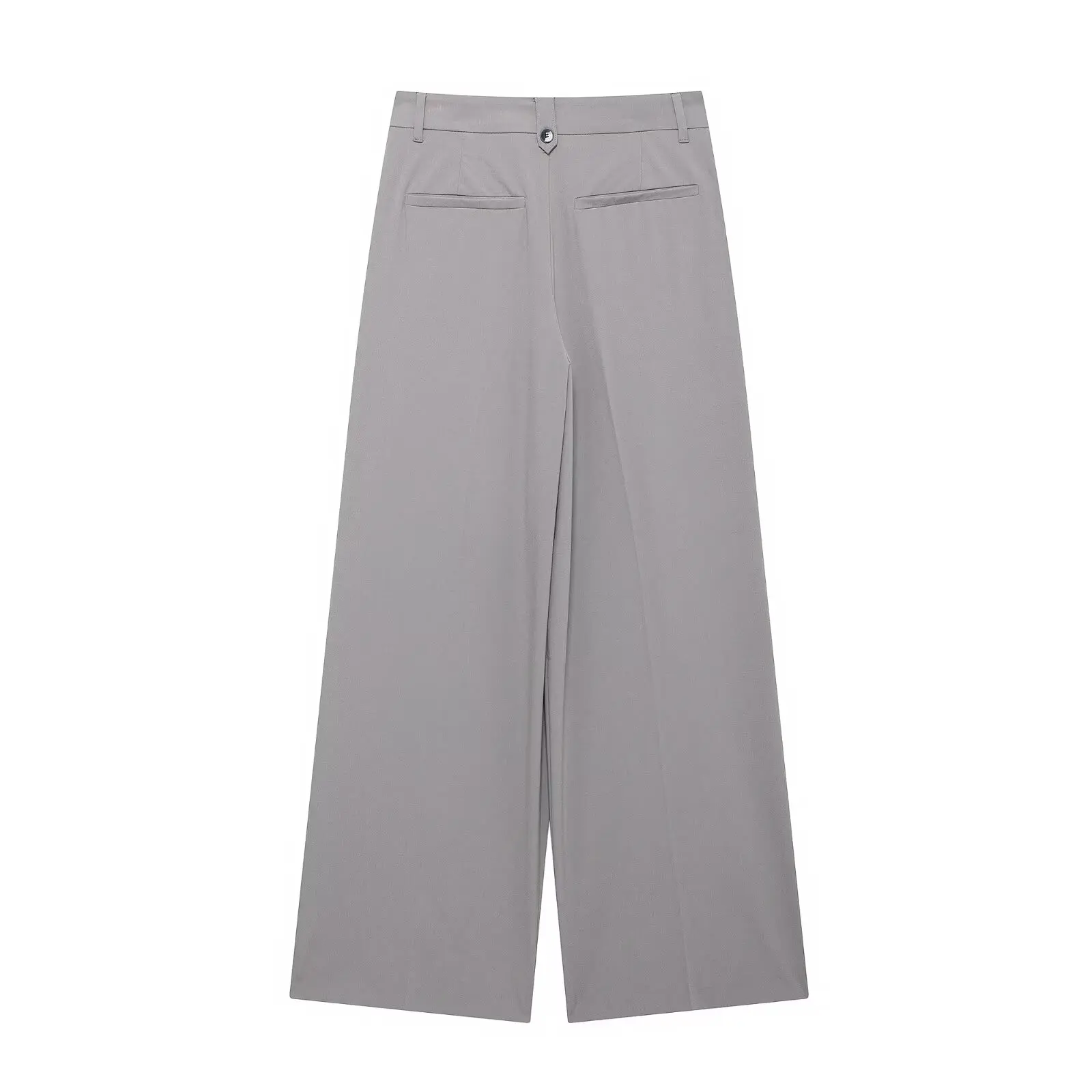 HH Frauen Feste Hose Sets Verstellbarer Rückengurt Einreiher V-ausschnitt Weste Hohe Taille Hose Mode High Street Outfit – Detail 15